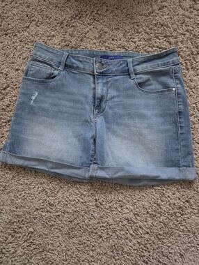 Apt. 9 Light Blue Denim Roll-Cuff Women’s Shorts